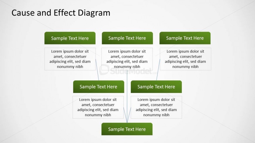 Root Cause and Effect Diagram Design for PowerPoint