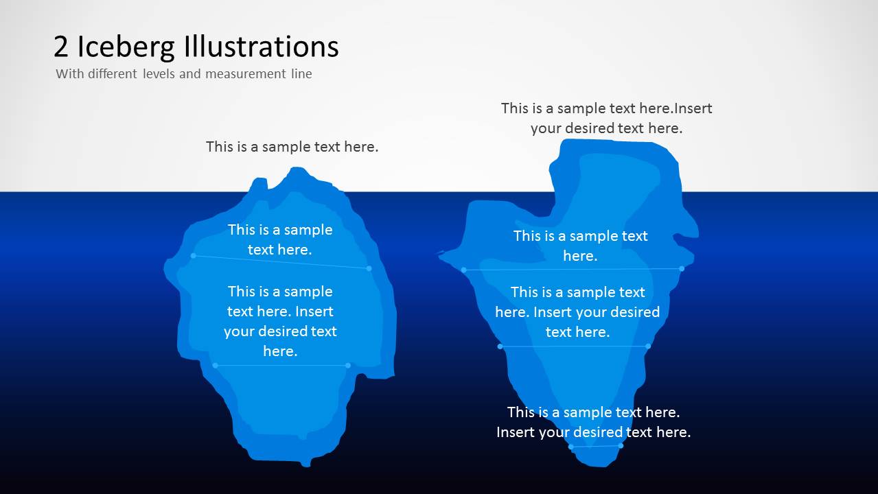 100% Editable Iceberg PowerPoint Template - SlideModel