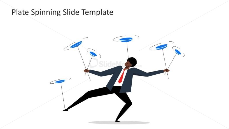 Plate Spinning PPT Scene for Presentation