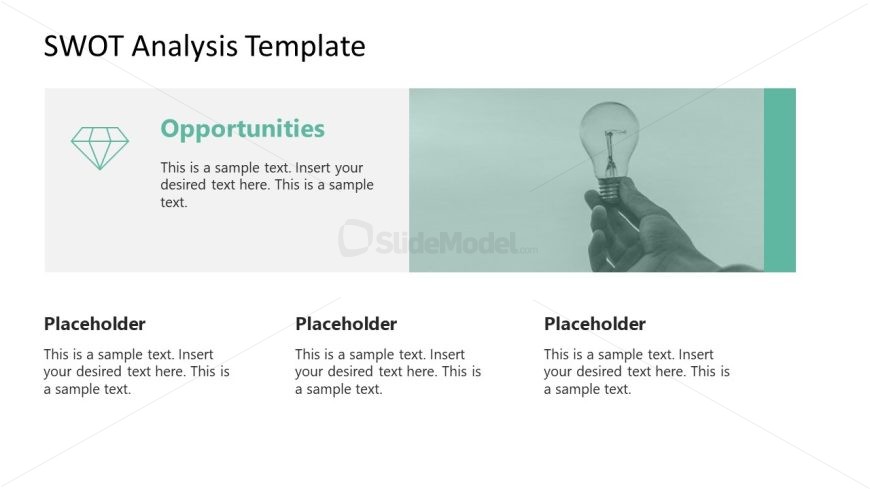 PPT Template Slide for SWOT Presentation