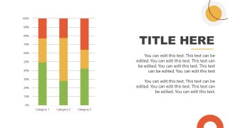 Bar Graph Slide for Diversity at Work Template for PowerPoint 