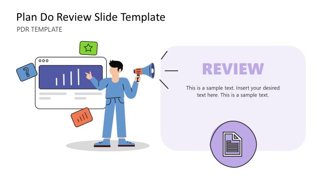 Plan Do Review Presentation Template – Review Slide
