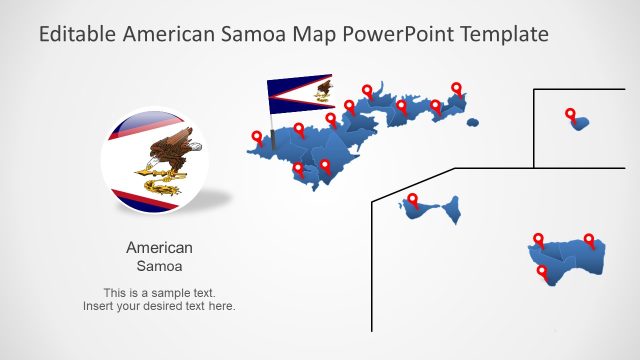 American Samoa PowerPoint Map Template