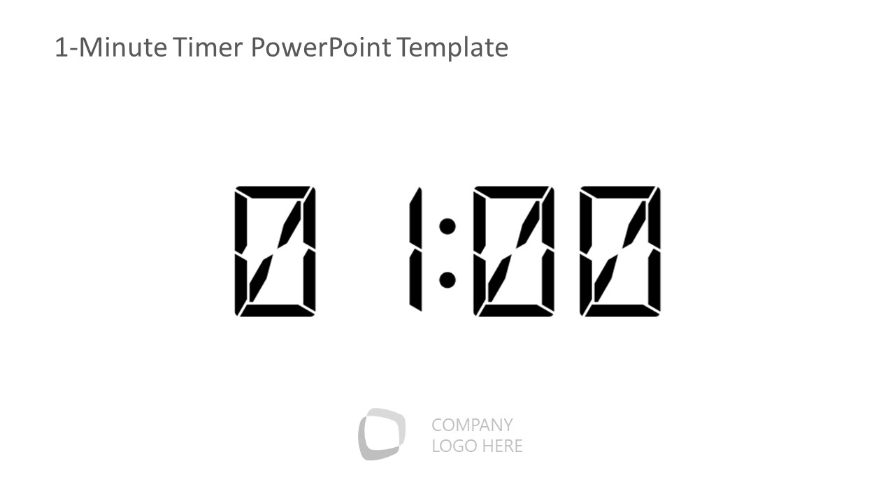 Editable 1-Minute Timer Template