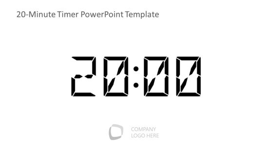 20-Minute Timer Template for Presentation 