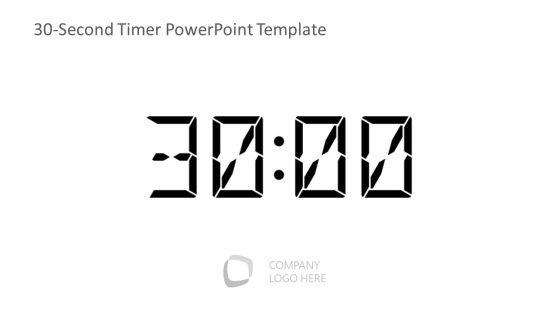 Editable 30-Second Timer PPT Template