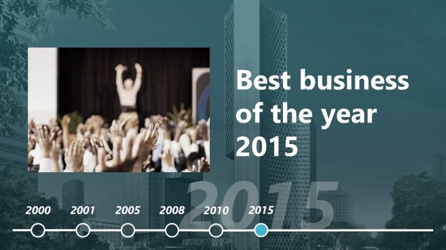 Corporate History Timeline Template for PowerPoint