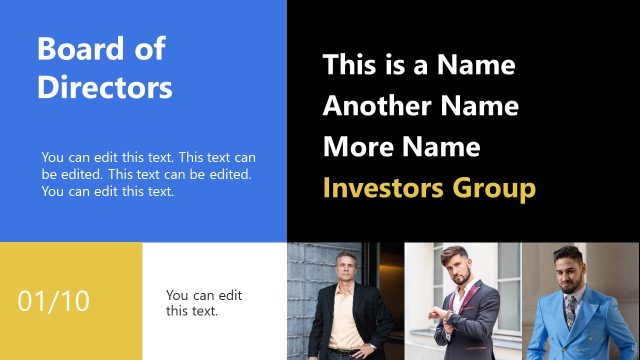 Board of Directors PPT Slide