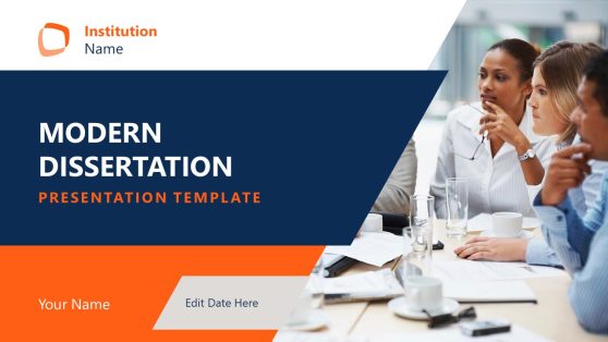 Modern Dissertation PowerPoint Presentation