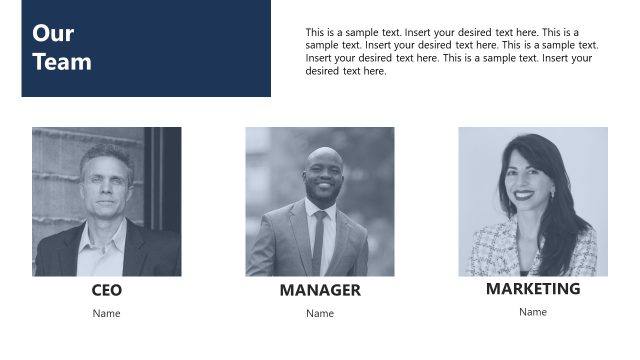 Our Team PPT Slide – Business Vision Template