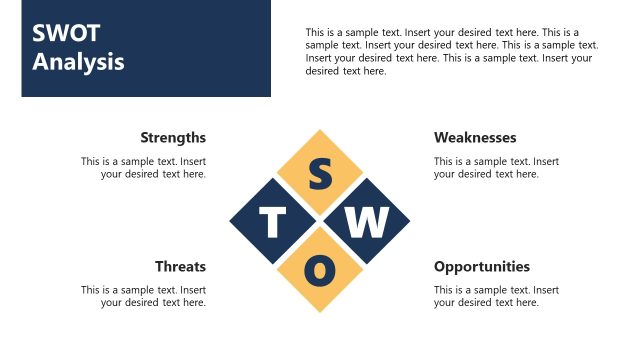 SWOT Analysis PPT Slide – Business Vision Slide