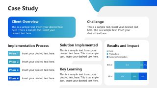 Creative Case Study Slide for Technology Business Proposal