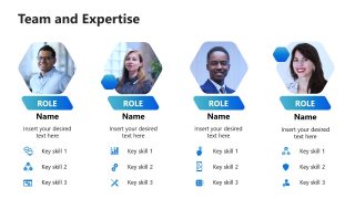 Team Slide for PPT Technology Presentation