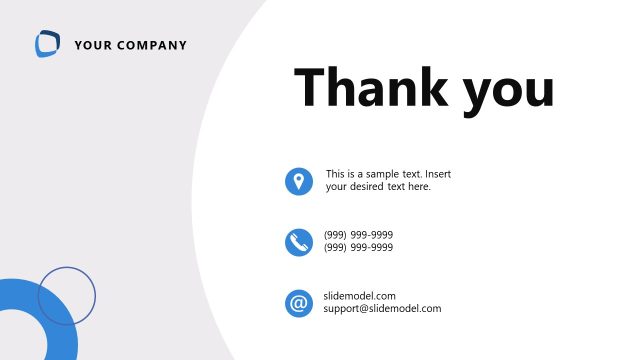 Thank You PPT Slide – Customer Analysis PPT Template