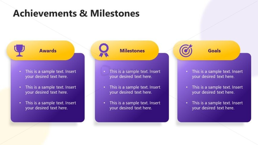 Achievements & Milestones Slide - Minimalist Company Profile Presentation