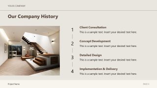 Interior Design Project Proposal Template for Presentation 