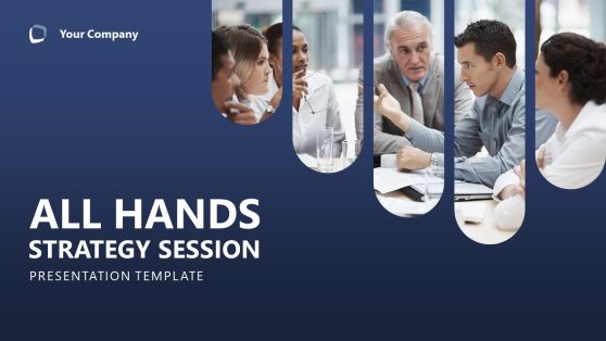 All Hands Strategy Session PowerPoint Template