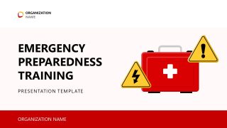 Title Slide for Emergency Preparedness PowerPoint Template 