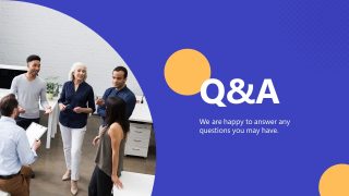 Customizable Q&A Slide for Team Restructuring Template 