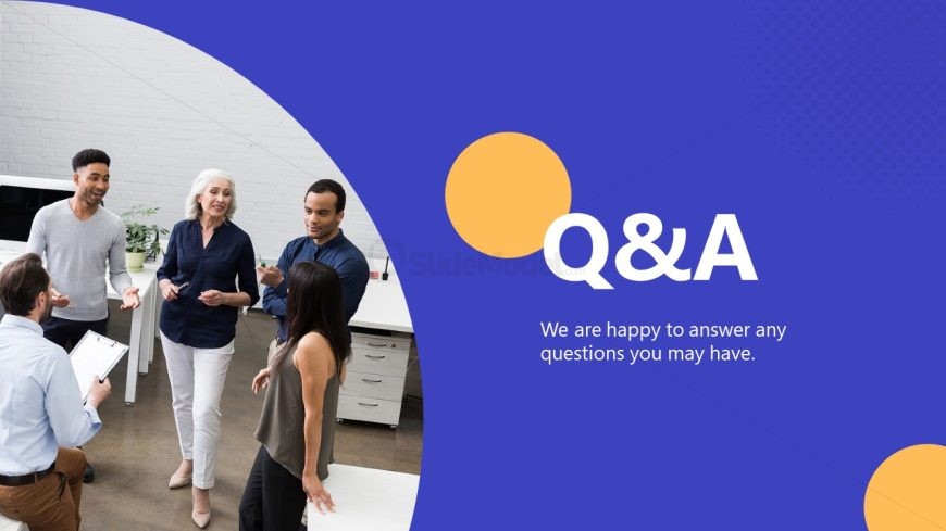 Customizable Q&A Slide for Team Restructuring Template