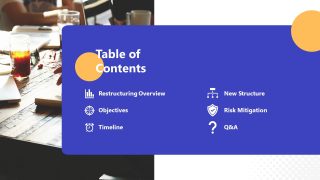 Customizable Team Restructuring Transition Plan PPT Template