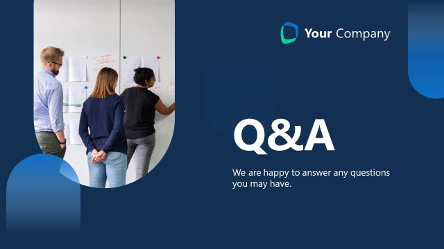 Q&A Slide – Outsourcing Transition Plan PPT Template