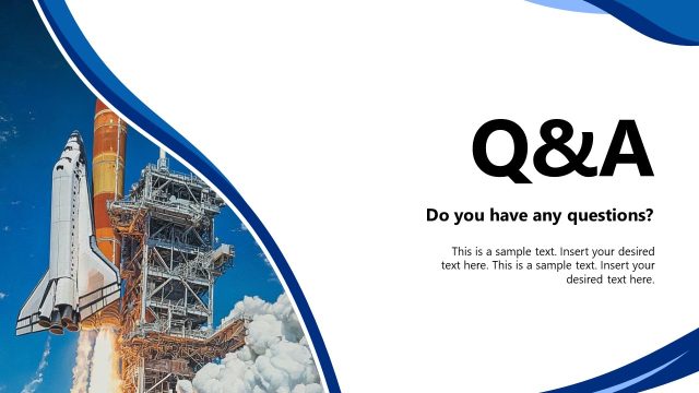 Q&A Slide – Aerospace and Defense Industry PPT Template