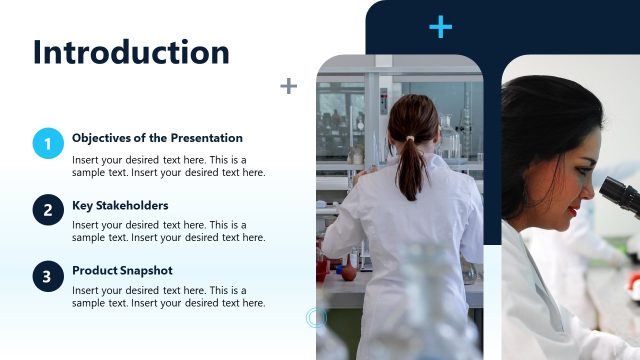 Editable Introduction Slide – Pharmaceutical Product Template
