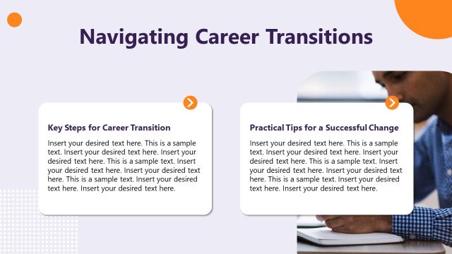 Navigating Career Transitions Slide – Career Development Template