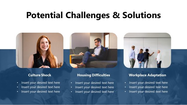 Potential Challenges & Solutions Slide for Presentation