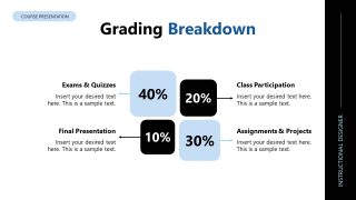 Creative Course Outline PPT Slide 