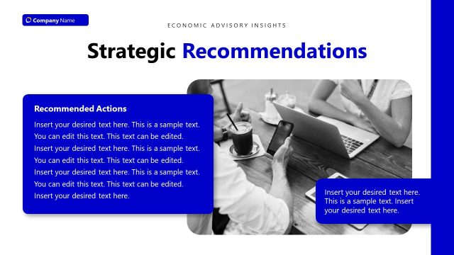 Strategic Recommendations – Economic Advisory Slide Template