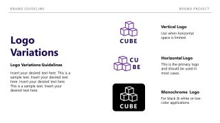 Brand Guidelines Presentation Template Slide 