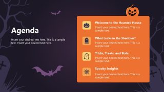 Customizable Scary Haunted PPT Template