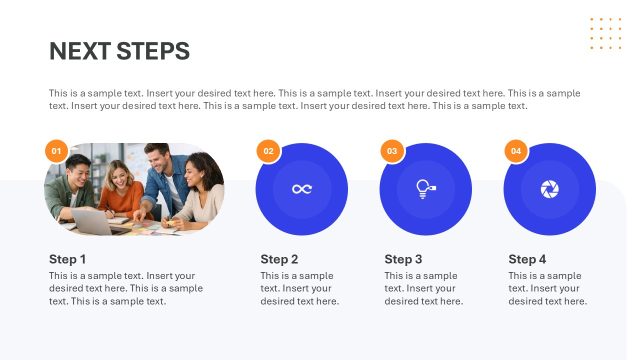 Next Steps Roadmap Presentation – Corporate Culture Template