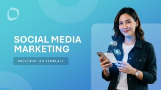 Social Media Marketing Slide with Modern Design 