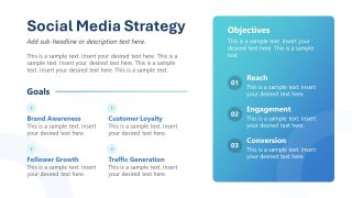 Social Media Marketing Template for Presentation 