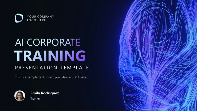 AI Corporate Training PowerPoint Template