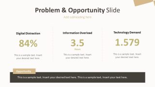 Orbit Product Template for PowerPoint with Stats 