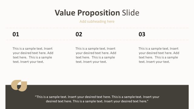 Value Proposition Slide – Orbit Product PPT Template