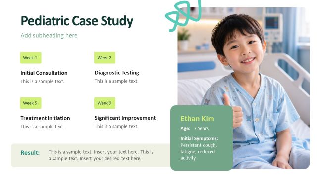 Pediatrics Case Study – Pediatrics PPT Slide Layout