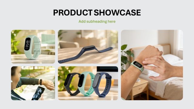 Product Showcase Image Blocks Slide
