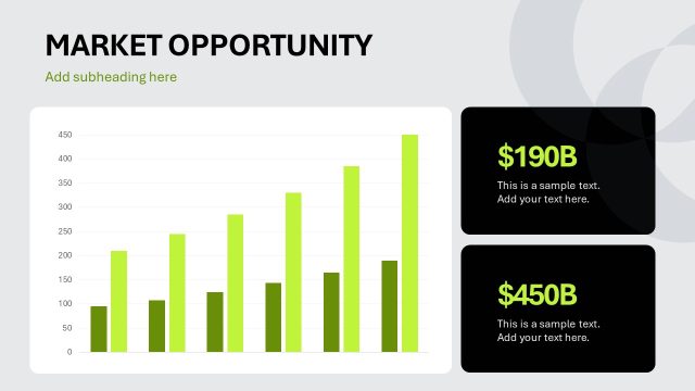 Market Opportunity Graphical Representation Slide