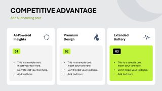 Key Competitive Advantages Presentation Slide Template