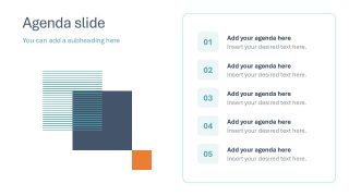 Agenda Slide - Data Lineage PPT Layout