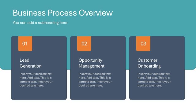 Business Process Overview Workflow PowerPoint Presentation – Data Lineage Template
