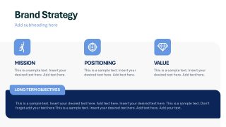 Mission, Positioning & Value - Rebranding Strategy Slide Layout