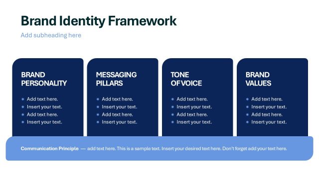 Brand Identity Framework Cards Layout – Rebranding Template