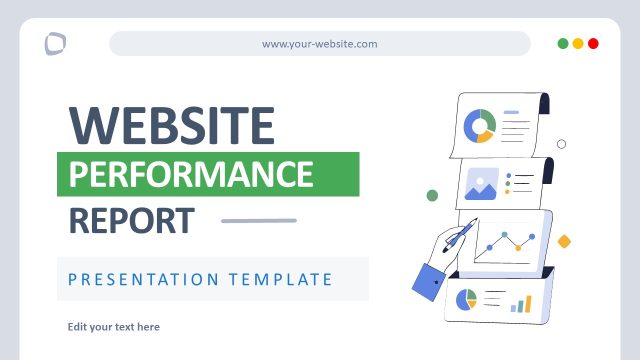 Website Performance PowerPoint Template