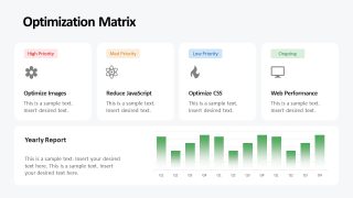 Website Performance Slide Template Layout 